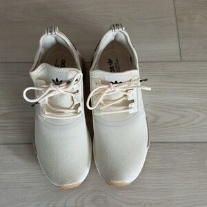 Adidas Off-White Lace-Up Sneakers